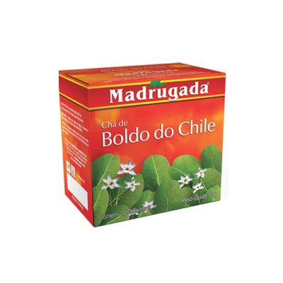 Boldo Leaf Tea - Ch Boldo Do Chile - Madrugada - 60 Bags