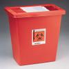 12 Gallon Sharps Container - Red with Hinge (10 per case) view 1