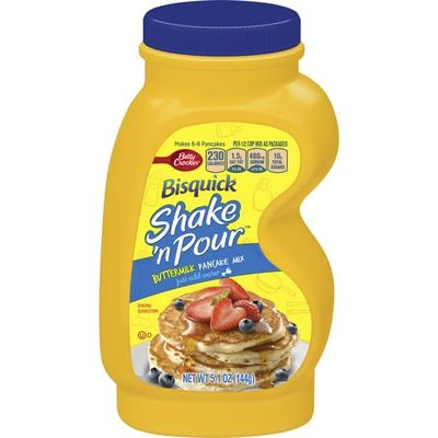 Bisquick Shake'N Pour Buttermilk Pancake Mix, 5.1- ounce Containers (Pack of 6)
