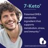 BESTVITE 7-Keto 100mg DHEA (60 Vegetarian Capsules) - No Stearates - Vegan - Non GMO - Gluten Free - Supports Energy Metabolism* - Easy to Swallow Capsules view 2