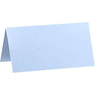 LUXPaper A1 Folded Cards | 3 1/2" x 4 7/8" | Baby Blue | 100lb. Cover | 50 Qty