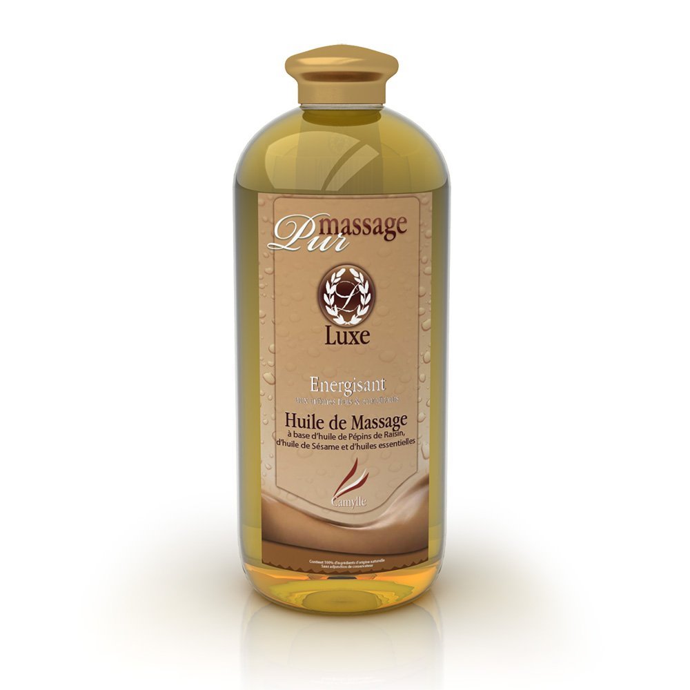 Camylle - Massage Oil Luxe - Luxury Spa Massage Oil - Energising with Fresh and Bewitching Aromas - 1000ml