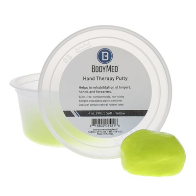 Body Sport Therapy Putty 4oz Yellow - Soft Resistance