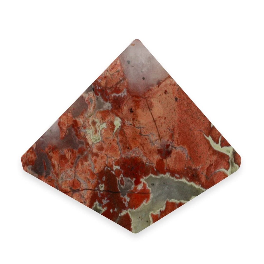 CrystalAge Poppy Jasper Pyramid - YJP2 - Mini