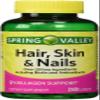 Spring Valley - Hair, Skin & Nails, Biotin-Collagen-Gelatin, 240 Caplets view 1