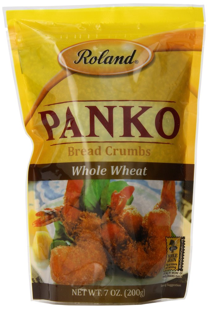 Roland Foods Panko Bread Crumbs, Whole Wheat, 7 Ounce Bag, Pack of 6