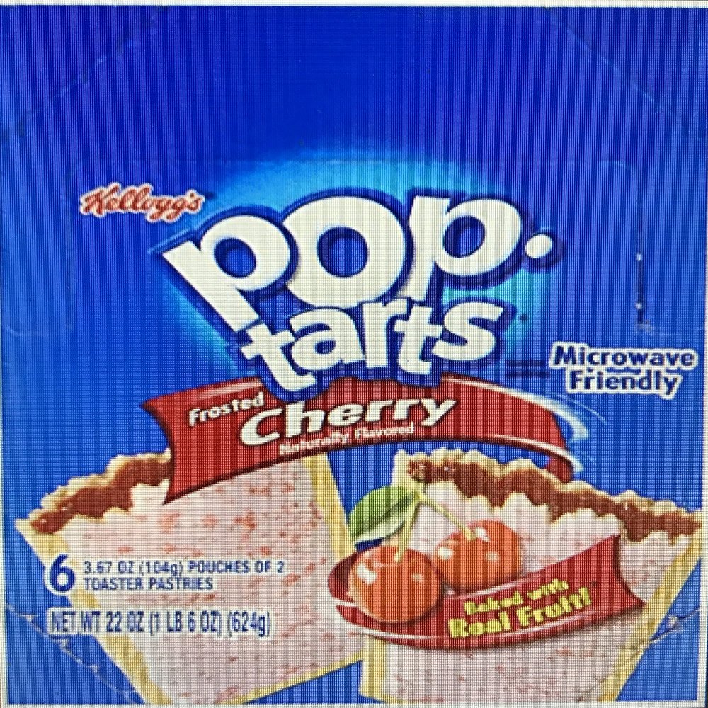 Pop-Tarts Toaster Pastries, Frosted Cherry, 3.3 Ounce (Pack of 6)