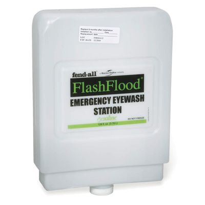 Fendall Flash Flood Emergency Eye Wash Station Refill Cartridge, 1 Gallon / 3.8 L (4 Per Case) (32-000401-0000)