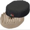 NOVA Medical Products Donut Pillow Seat Cushion with Convoluted Egg Crate Foam, Travel Ring Cushion, Removable & Washable Black Cover view 1