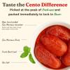 Cento Certified San Marzano Whole Peeled Tomatoes, 28 Oz, Canned Plum Tomatoes in Thick Puree with Basil, Grown and Processed in Italy view 3