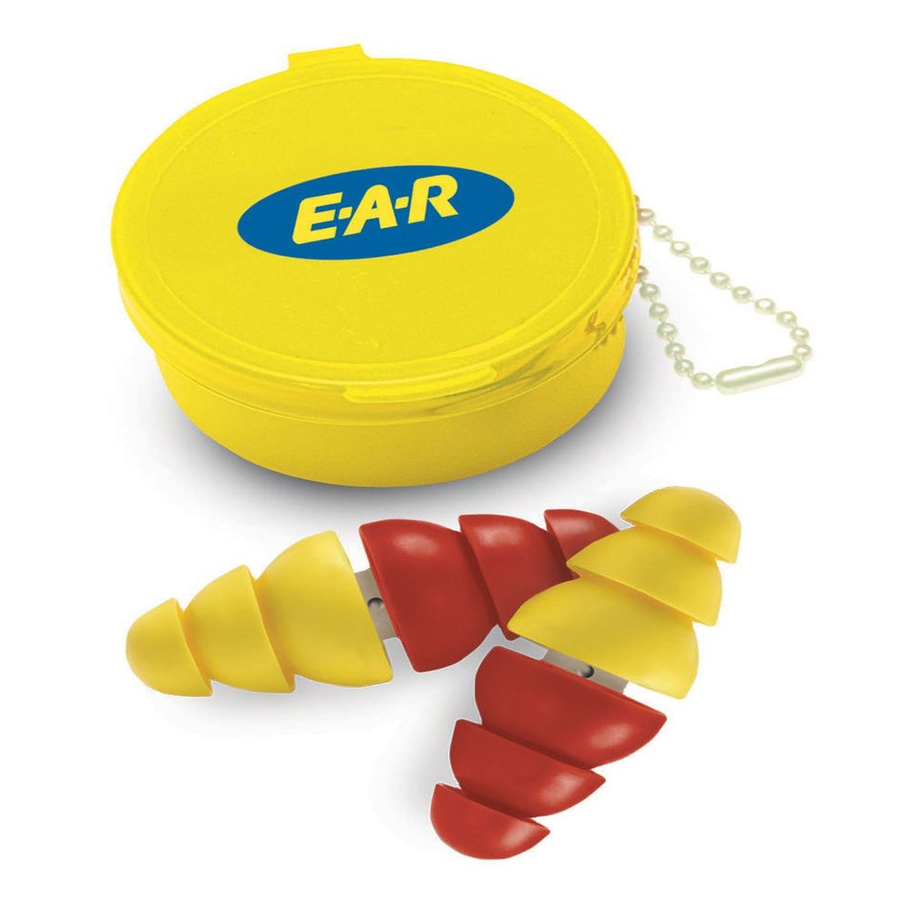 3M E-A-R ARC Plug Earplugs Hearing Conservation, 370-2000, in Carrying Case (Pack of 1 Pair)