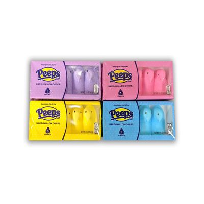 Easter Marshmallow Chicks Peeps Variety Pack 4ct.