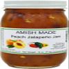 Amish Peach Jalapeno Jam - Two 18 Oz Jars view 1