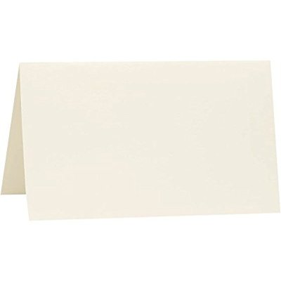 A7 Folded Notecards (5 1/8 x 7) - Savoy - Natural White (1000 Qty.)