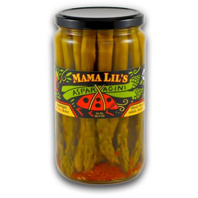 Mama Lils Pickled Asparagini, 26.5 oz | Tender Pickled Asparagus Spears | Tangy, Crisp & Ready to Serve