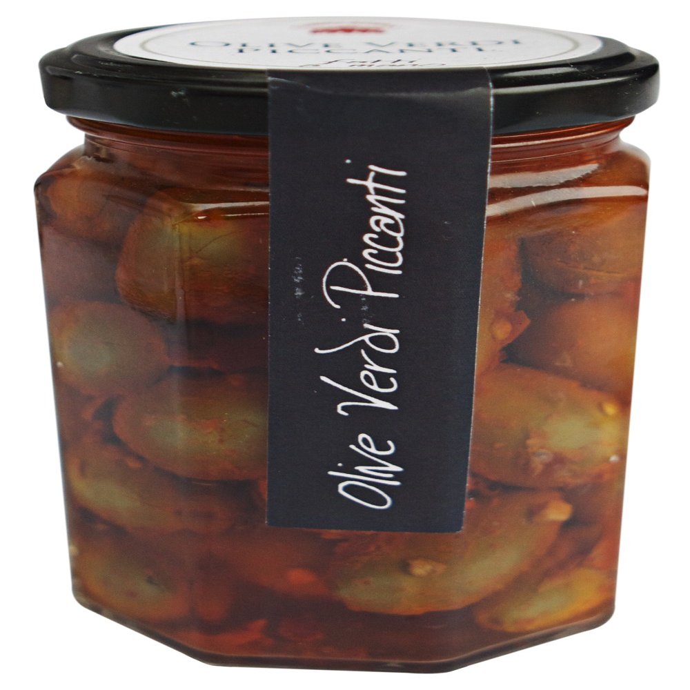 Casina Rossa Squashed Green Olives