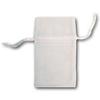 White Organza Pouches with String ~ Pack of 12 view 1
