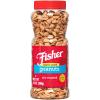 FISHER Snack Lightly Salted Dry Roasted Peanuts, 14 oz view 1
