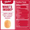 FISHER Snack Lightly Salted Dry Roasted Peanuts, 14 oz view 2