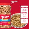 FISHER Snack Lightly Salted Dry Roasted Peanuts, 14 oz view 4
