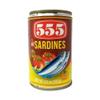 555 Sardines Hot in Tomato Sauce 5.5oz view 1