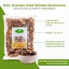 Amazon Title: Mushroom House Dried Shiitake Premium Mushrooms, Whole, 16 oz - Naturally Dried, Rich Umami Flavor - Ideal for Stir-Fries, Soups, Ramen, Stews, and More - Long Shelf Life, Clean and Ready for Cooking view 2