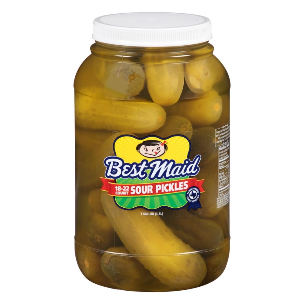 Best Maid Sour Pickles 1 Gal 18-22 count (1 Pack)