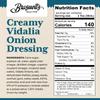 Braswells Savory Gourmet Vidalia Onion Creamy Dressing  Small-Batch, Renowned Specialty, Made in USA, Since 1946 (12oz) view 2