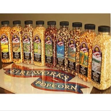 Gourmet Popping Corn - Variety Case of 9 15 oz. bottles, Wisconsin White Birch