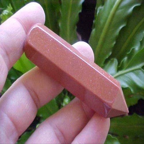 A5307 Gemqz Goldstone Massage Wand Healing Long !!!