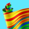Fruit Roll-Ups Fruit Flavored Snacks, Tropical Tie-Die, 0.5 oz, 10 ct view 3