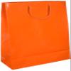 Amscan 47098.05 Orange Peel Jumbo Solid Glossy Bag, 16" x 12" x 5" view 1