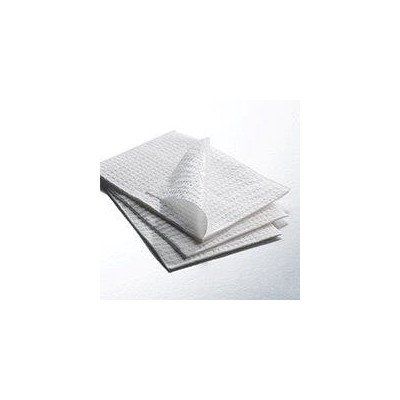 13.5" x 18" Footprint Towel Color: White / Mauve