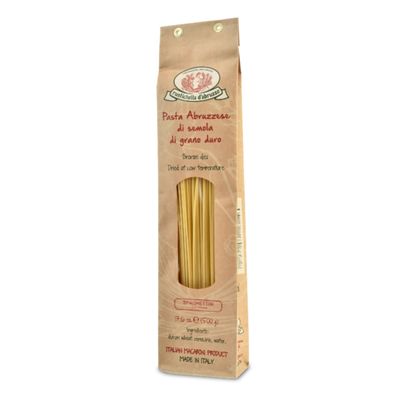 Rustichella d'Abruzzo Spaghettini - 500g Thin Italian Pasta with Signature Rough Texture for Perfect Al Dente - Ideal for Clams & Olive Oil Sauces - Authentic Long Pasta from Abruzzo, Italy
