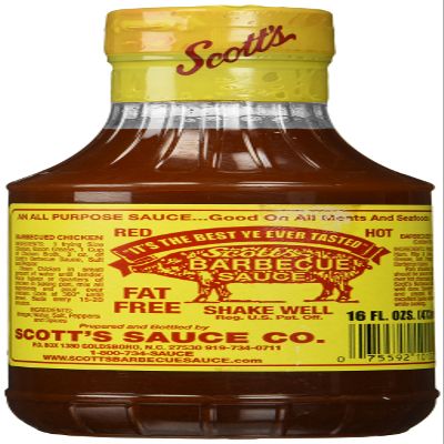 Scott's Carolina Barbecue Sauce (16 ounce) by Unknown
