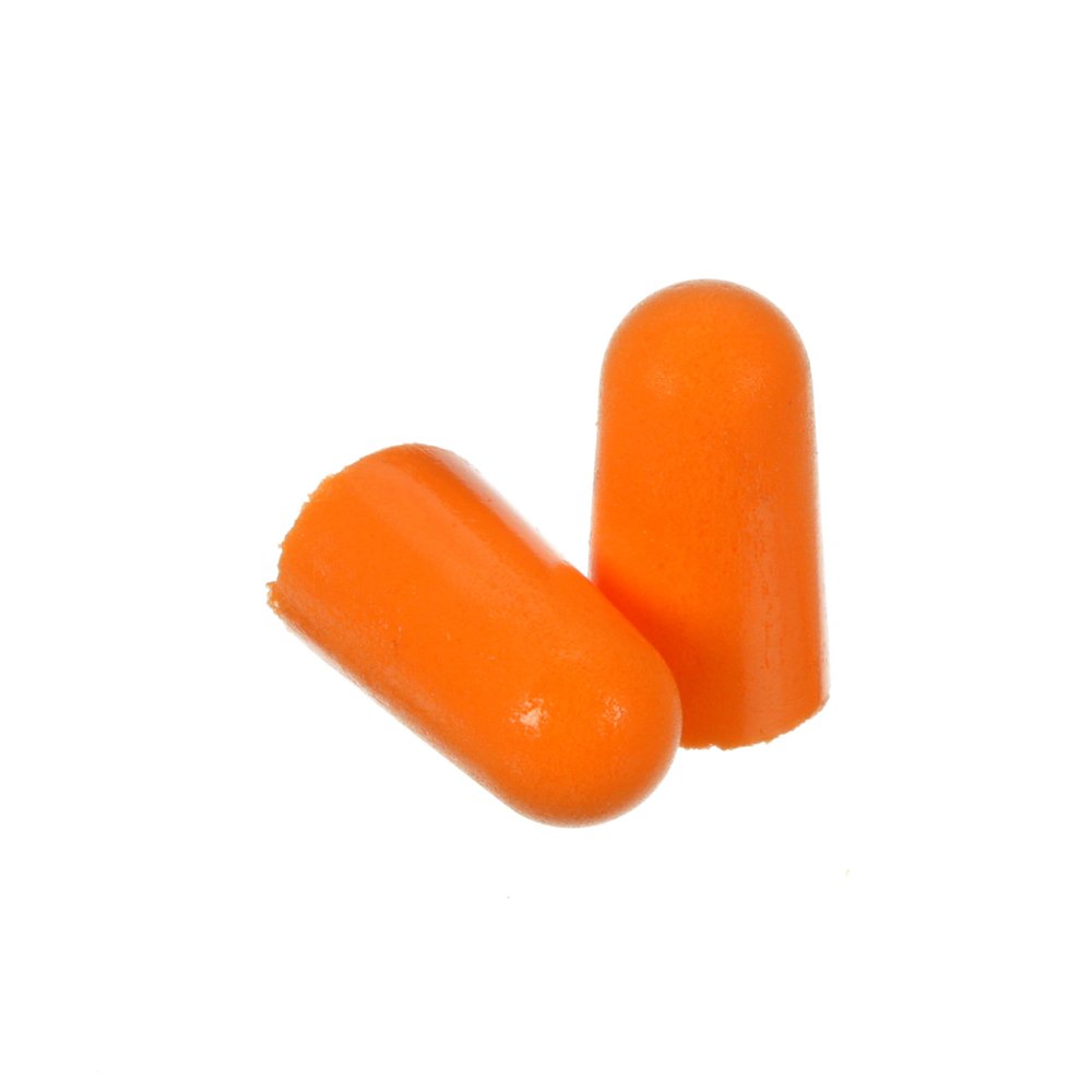 3M Foam Earplugs 1100, Uncorded, 1000 Pair/Case, Noise Reduction Rating (NRR) 29 dB
