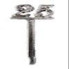 12 Almond Candy Holder & 12 Picks Silver 25 view 1