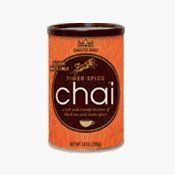 David Rio Tiger Spice Chai Tea Mix - 14 oz. Canister-CASE OF 6 CANS