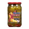 Best Maid Products - 24 Ounce Glass Jars Baby - Dill, Kosher, Hamburger Slices, Garlic Bites, Habanero Chips, & Xtreme Hot Pickles (2 Pack, Xtreme HOT Pickles) view 3