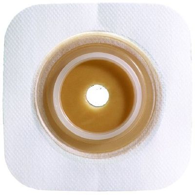 ConvaTec 125266 Sur-Fit Stomahesive Barrier CTF Tan - 5x5 2 3/4 Flange Box of 10