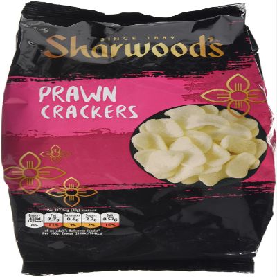 Sharwood's Ready to Eat Prawn Crackers 60 g (Pack of 12)