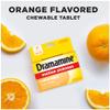 Dramamine Motion Sickness, Chewables for Nausea Relief During Travel, Orange Flavor, 8 Count view 4