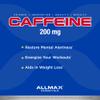 ALLMAX Caffeine - 100 Tablets - Increases Mental Alertness, Focus & Energy - Vegan - 100 Servings view 3