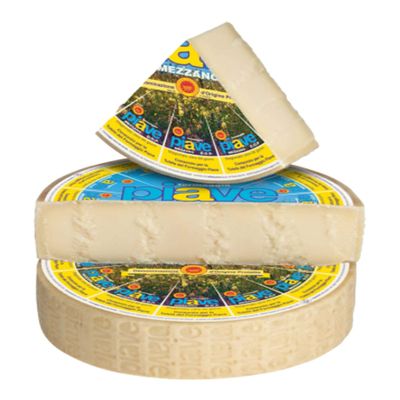 Fortuna's Piave DOP Cheese from Italy - Nutty Pasteurized Cow's Milk Cheese, Aged 12 Months, 14-16 oz Hand-Cut Wedge - Perfect for Charcuterie Boards and Gourmet Cooking