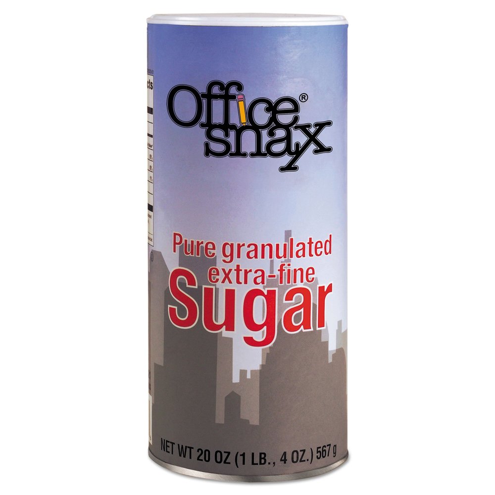 Office Snax Granulated Sugar Canister