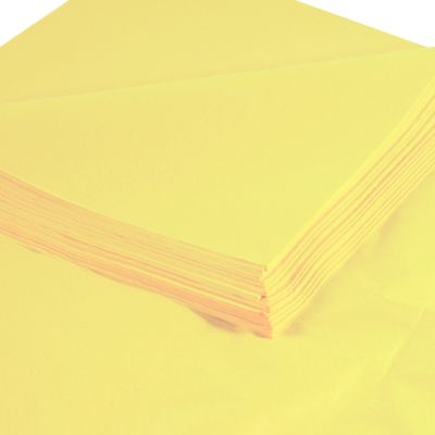 Aviditi Premium Tissue Paper Gift Wrap, 20" x 30", Yellow, Bulk Pack (480 Sheets per Case), Perfect for Gift Wrap, Holidays, Birthdays, Crafts, DIY Projects, and Decorations