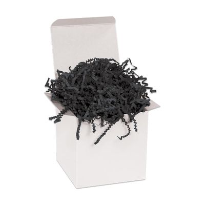 AVIDITI Crinkle Cut Paper Shred Filler 10 lb Case | Shredded for Box Package, Stuffing, Bag, Packing, Gift Wrapping, Basket Shreds, Confetti, Holidays, Crafts, and Decoration, Black