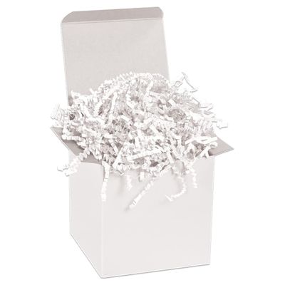 Box USA 40 lb. White Crinkle Paper Packing, Shipping, and Moving Box Filler Shredded Paper for Box Package, Basket Stuffing, Bag, Gift Wrapping, Holidays, Crafts, and Decoration