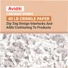 Box USA 40 lb. White Crinkle Paper Packing, Shipping, and Moving Box Filler Shredded Paper for Box Package, Basket Stuffing, Bag, Gift Wrapping, Holidays, Crafts, and Decoration view 2