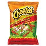 Cheetos Flamin' Hot Limon Crunchy 9oz Bag (Pack of 4)